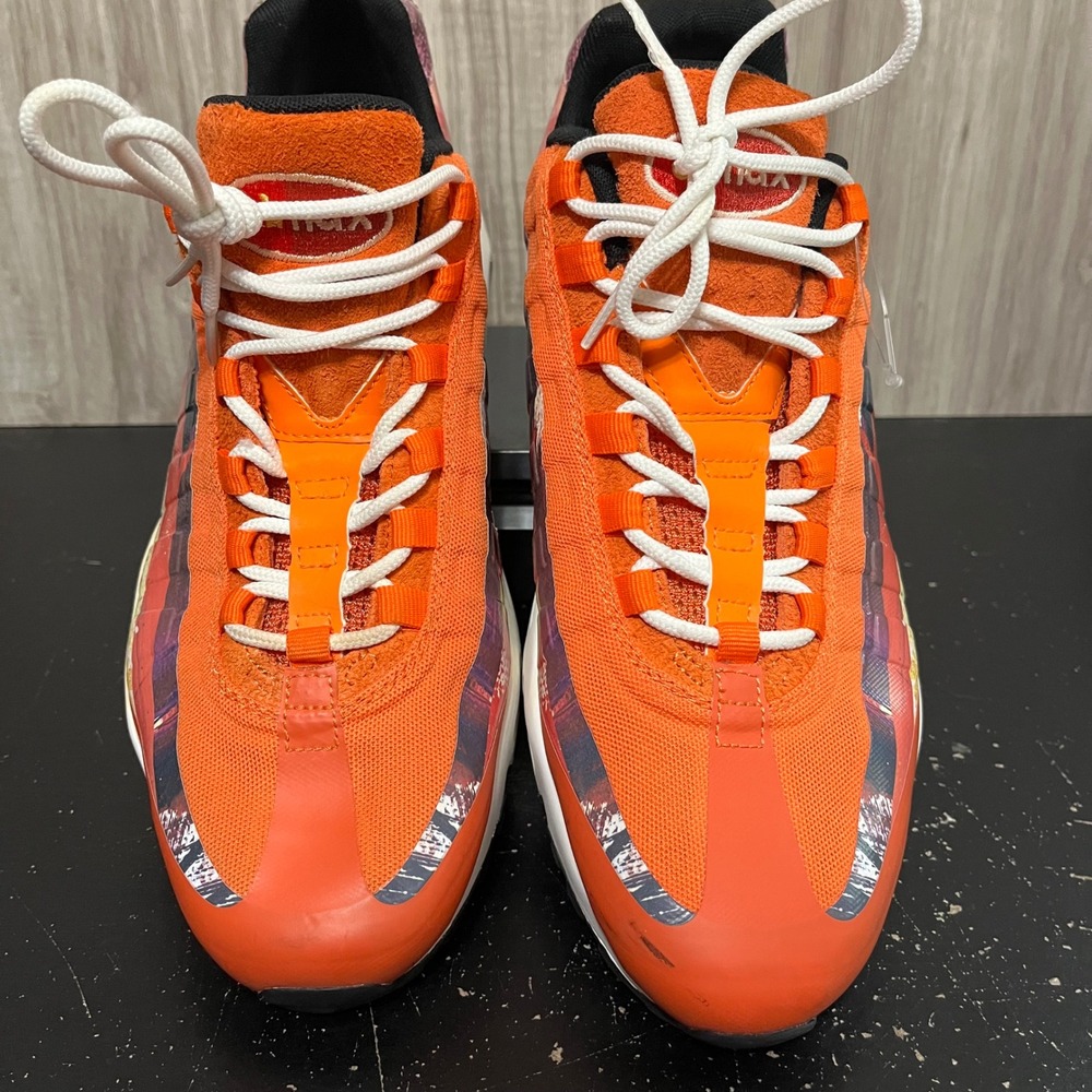 Nike Air Max 95 Dave White Fox Rabbit Pack Orange 872640-600 Mens 11 - Picture 8 of 10